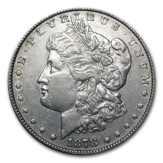 1878 Morgan Dollar 8 Tailfeathers XF 1878 Morgan Dollar 8 Tailfeathers XF